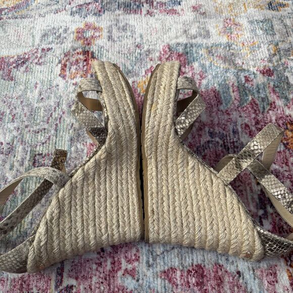 Jimmy Choo Python Platform Espadrille Sandals - Picture 10 of 10
